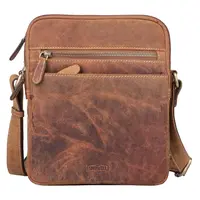 Pánska kožená taška cez rameno Sparwell Kolin - koňak