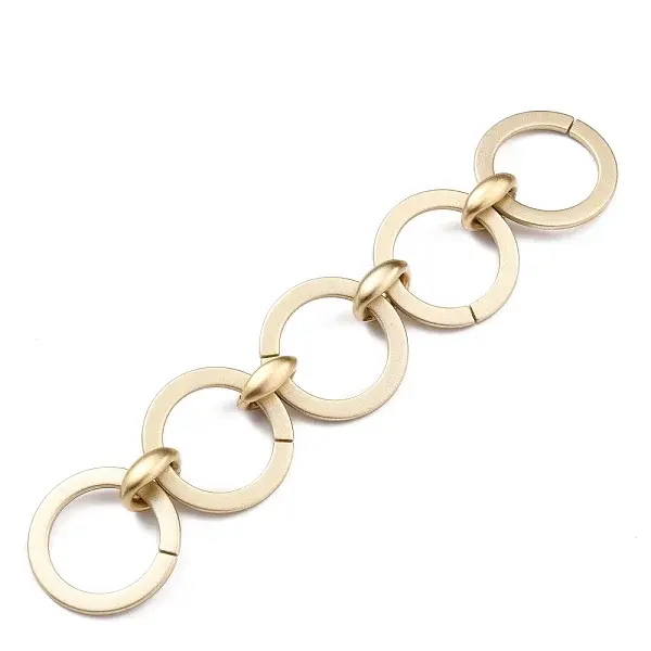 Handmade Spray Painted CCB Plastic Link Chains