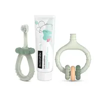 Suavinex Sada na ústní hygienu 3 ks zelená