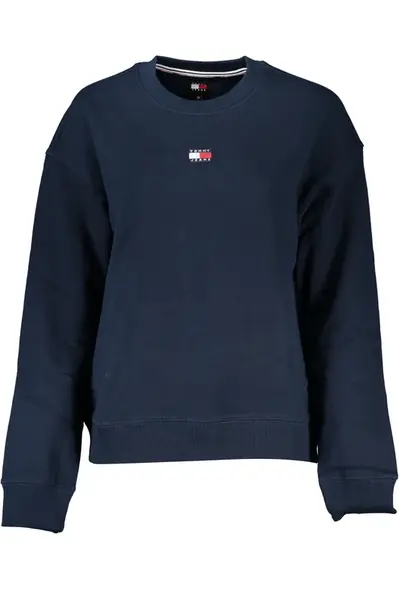 TOMMY HILFIGER WOMEN'S BLUE ZIPLESS SWEATSHIRT
