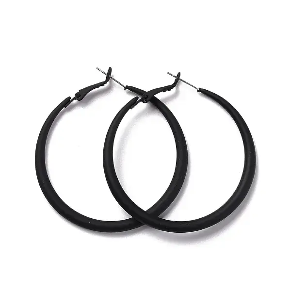 Alloy Big Hoop Earrings for Women