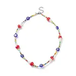 Mushroom Handmade Lampwork Beaded Necklaces for Women