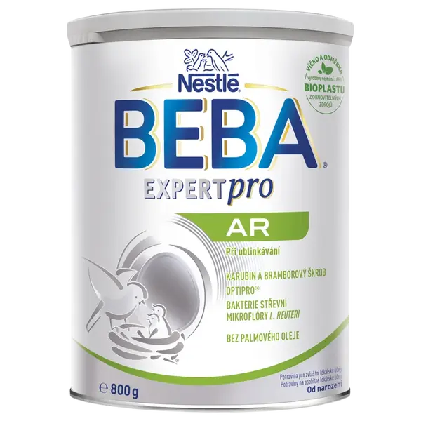 NESTLÉ BEBA EXPERT pro AR při ublinkávání, mléčná kojenecká výživa 800 g