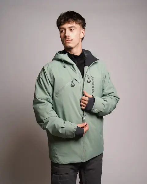 Husky Grut M XXL, faded green Pánská lyžařská bunda