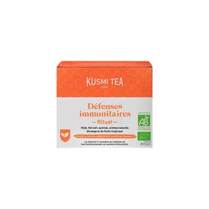 KUSMI TEA Organic Immune defense krabička 36g 18 sáčků