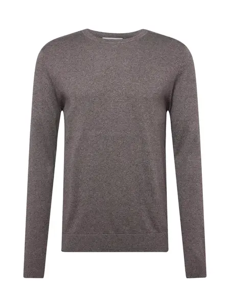 SELECTED Sveter 'SLHBerg'  tmavohnedá