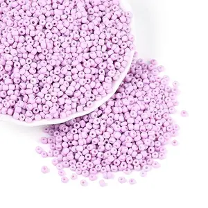 8/0 Baking Paint Glass Round Seed Beads
