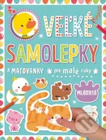 Veľké samolepky a maľovanky pre malé ruky: Mláďatá - kniha z kategorie Omalovánky
