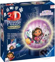 3D - Gabby’s Dollhouse (noční edice) - puzzle z kategorie 60 - 300 dílků