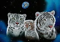 Schim Schimmel - Gentle Family - puzzle z kategorie Umělecké