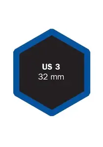 Univerzální opravná vložka US, šestihranná, různé velikosti - Ferdus Varianta: US 3 32 mm. 50 ks