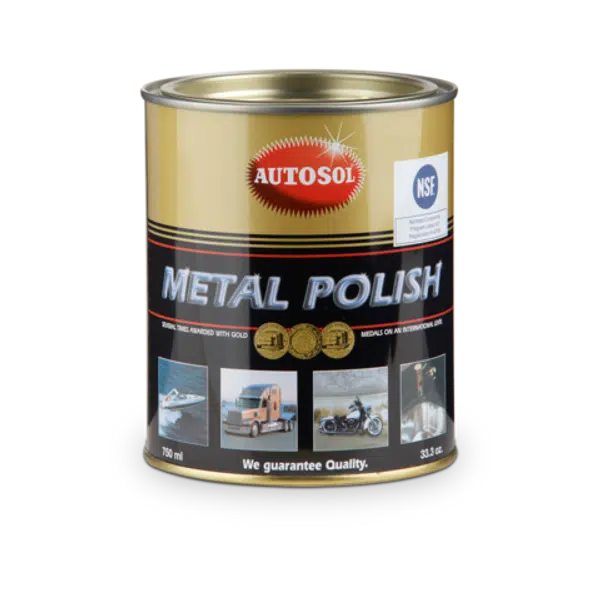 Autosol Metal Polish čistící a leštící pasta na kovy, plechovka 750 ml