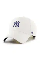 Kšiltovka 47 brand MLB New York Yankees bílá barva, s aplikací, B-VENTM17YEI-F9
