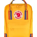 Dětský batoh Fjallraven Kanken Rainbow Mini žlutá barva, malý, hladký, F23621