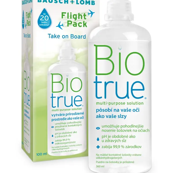 Biotrue Multipurpose solution Flight Pack 100 ml