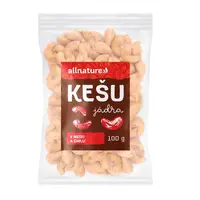 Allnature Kešu v medu a chilli 100 g