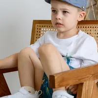 Dětská čepice Jamiks ELHAM modrá barva, JLH068