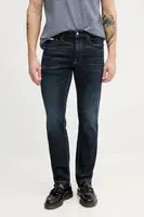 Džíny Calvin Klein Jeans pánské, tmavomodrá barva, LV04RB740G