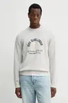 Svetr Pepe Jeans LIONEL pánský, šedá barva, PM702516