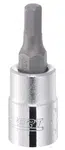 Hlavice 1/4" zástrčná Imbus 3 mm, Tona Expert E030103T Velikost: 6 mm