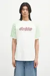 Bavlněné tričko Drôle de Monsieur Le T-Shirt Drule Tennis bílá barva, G-TS247-CO002-OW