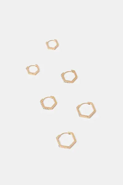 Náušnice AllSaints 3-pack 37527083BRS711