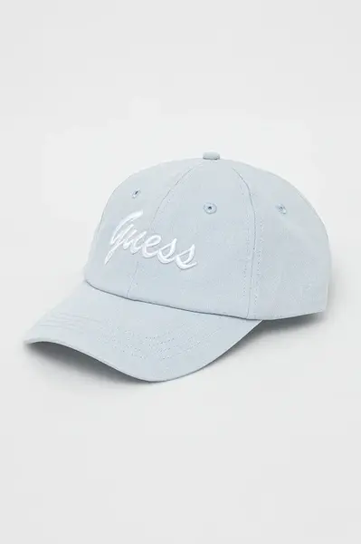 Bavlněná baseballová čepice Guess