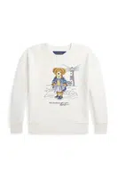 Dětská mikina Polo Ralph Lauren bílá barva, s potiskem, 312965156001