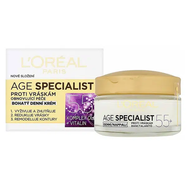 L´OREAL  Age Specialist 55+ denní krém 50 ml