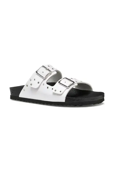 Dětské pantofle Geox ADRIEL bílá barva, J558MJ.000BC