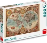 Mapa světa z roku 1626 - 500 puzzle