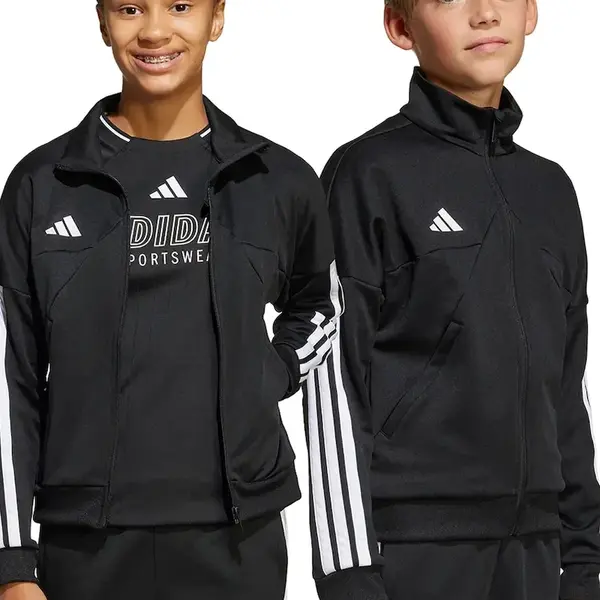 Dětská mikina adidas černá barva, s aplikací, JI6174