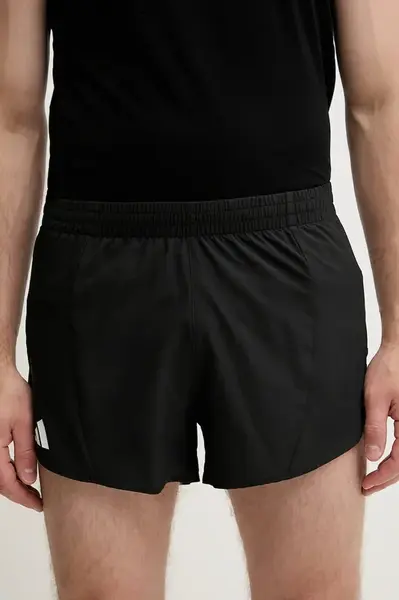 Běžecké šortky adidas Performance Adizero pánské, černá barva, IN1159