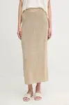 Sukně United Colors of Benetton zelená barva, maxi, 11365000B