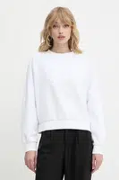 Mikina Armani Exchange dámská, bílá barva, s potiskem, XW000275 AF12819