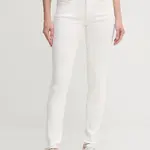 Džíny Tommy Jeans dámské, béžová barva, DW0DW20667