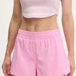 Outdoorové šortky Peak Performance Light dámské, růžová barva, high waist, G80233