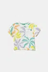 Dětské bavlněné tričko United Colors of Benetton bílá barva, 3PDQG10JN