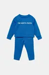 Dětská tepláková souprava The North Face KID POLY SET modrá barva, NF0A89H3T4S1