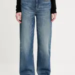 Džíny Tommy Jeans dámské, modrá barva, DW0DW20512