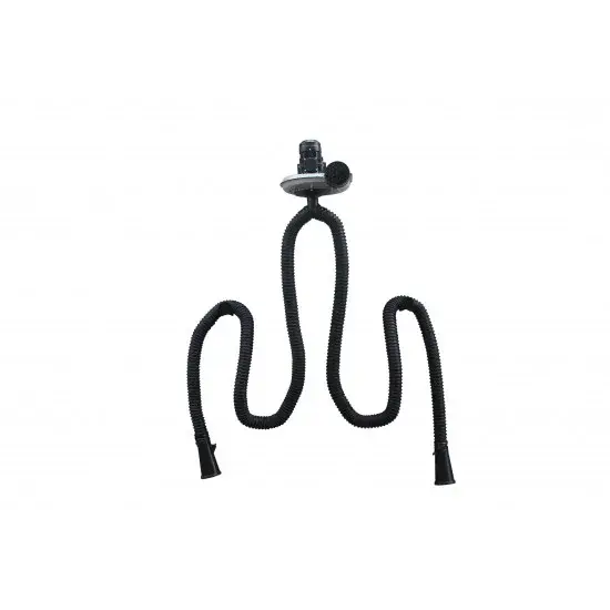 Castex Odsavač spalin a výfukových plynů, 2 hadice 4m, 0,75 kW, 400 V, prům. 100mm - ECAS-102-100