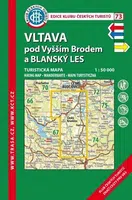 Vltava pod Vyšším Brodem 1:50T/KČT 73  turistická mapa