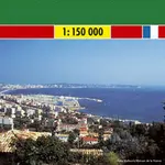 Automapa Côte ďAzur, Azurové pobřeží 1:150 000
