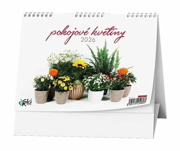 Pokojové květiny 2026 - stolní kalendář