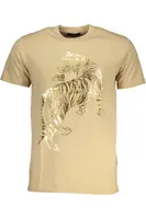 Pánské béžové triko Cavalli Class