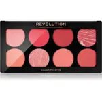 Revolution Ultra Blush paleta tvářenek odstín Sunset Burst 8x1.6 g