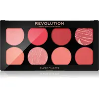 Revolution Ultra Blush paleta tvářenek odstín Sunset Burst 8x1.6 g