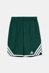Dětské kraťasy adidas Originals zelená barva, s aplikací, nastavitelný pas, KC6976