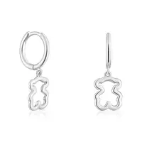 Stříbrné náušnice Tous NEW SILUETA