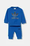 Dětská tepláková souprava adidas Originals modrá barva, JY0136